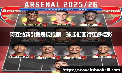 阿森纳新引援表现抢眼，球迷们期待更多精彩